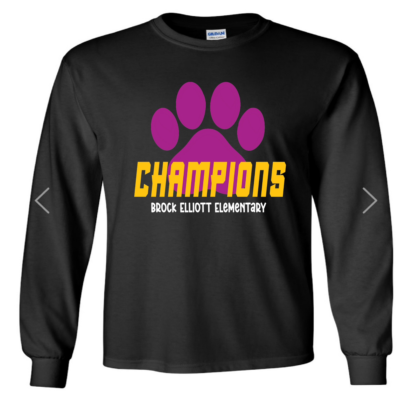 Long sleeve champions paw