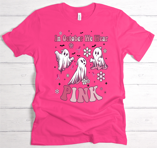 in October we wear pink 3 ghosts