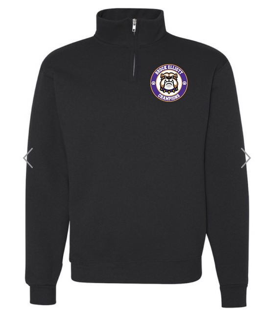 Brock Elliott Embroidered quarter zip