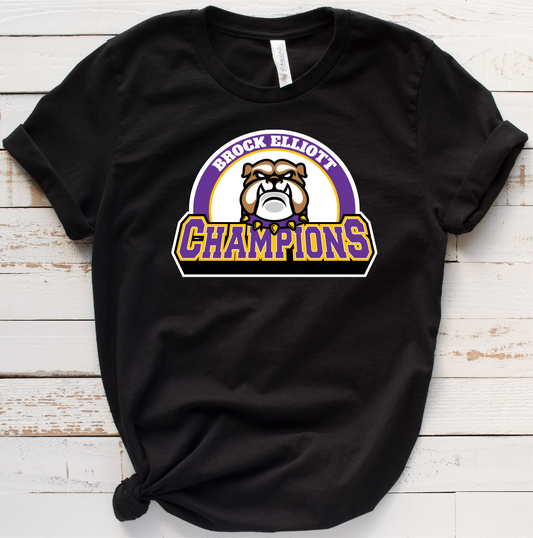 BE champions partial circle logo