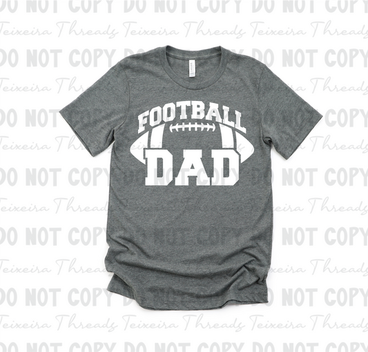 Dad football (white font)