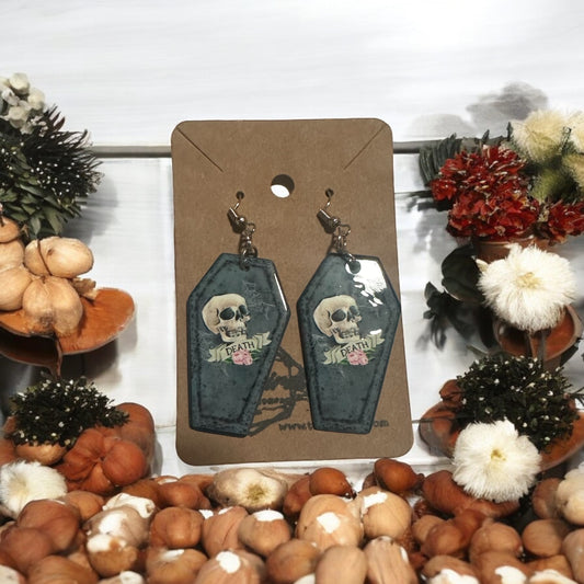 Skull earrings Acrylic