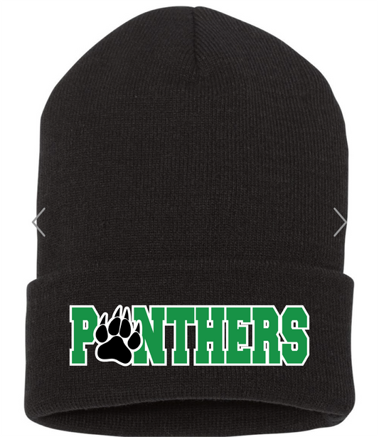 Panther Volleyball flip beanie